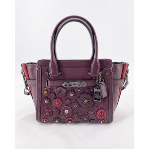 Coach Swagger 21 with Tea Rose 55523 Oxblood